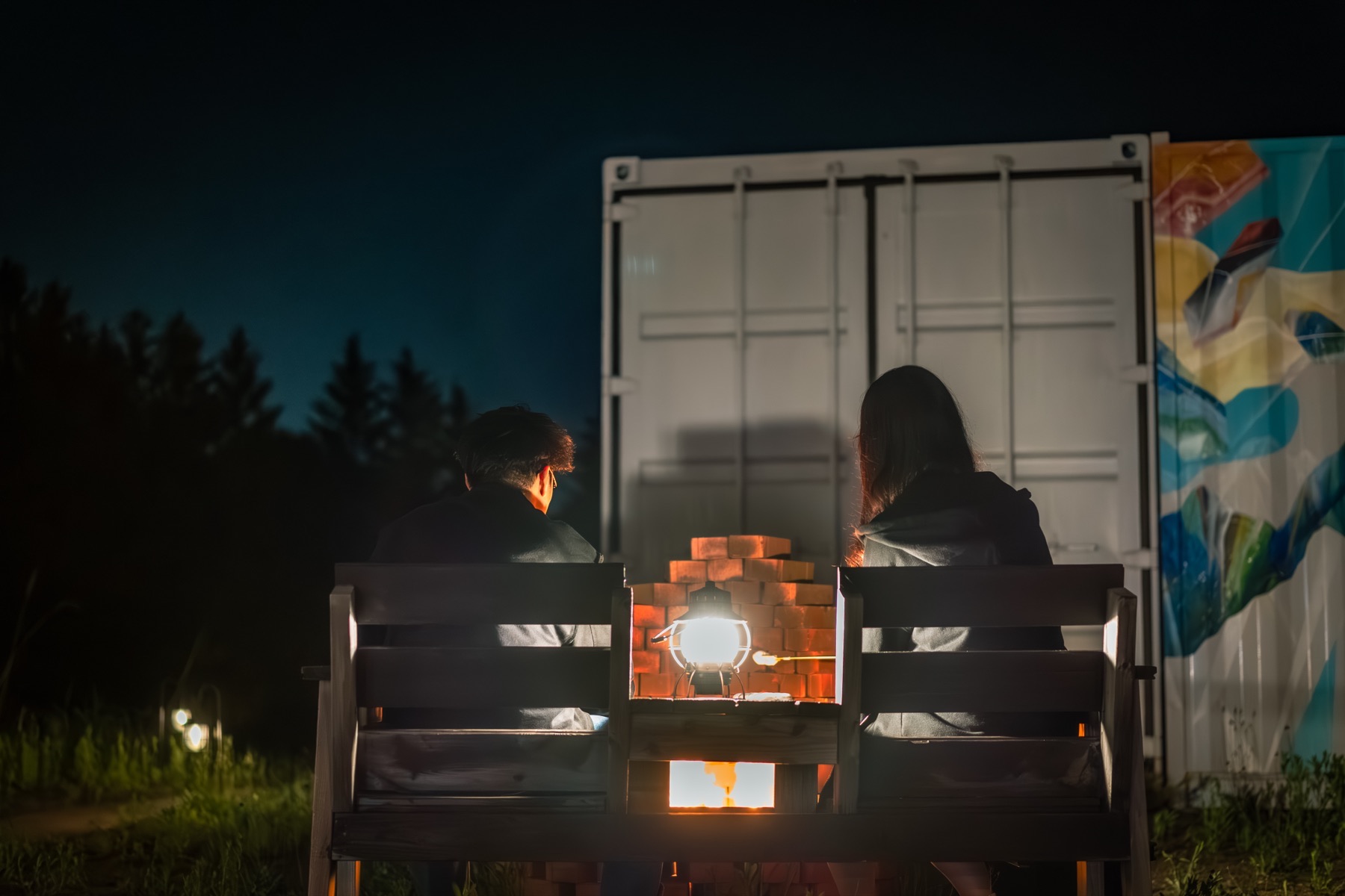 夜の森のひととき