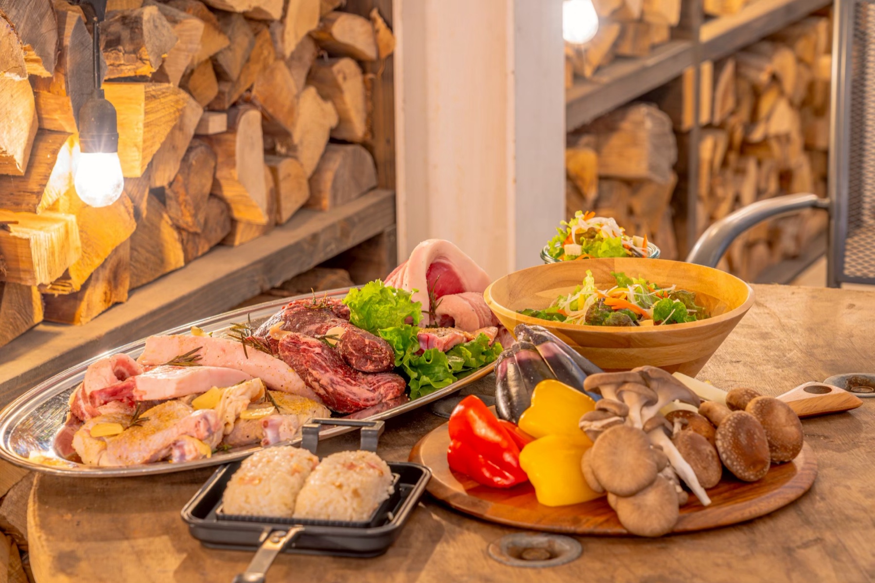 ワーサム特製BBQの食材一式